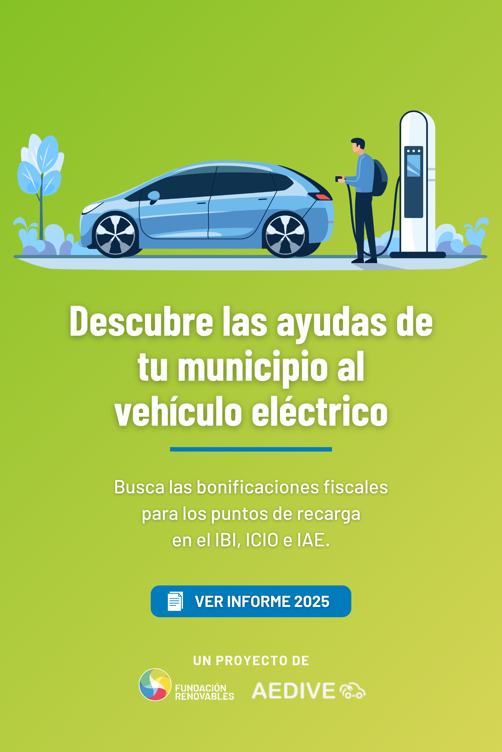 Si tu municipio tiene más de 10.000 habitantes puedes consultar aquí si bonifica las instalaciones de autoconsumo en el IBI, el IAE y el ICIO. Ver informe 2024.